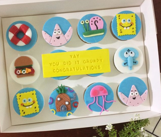 Spongebob Cupcakes