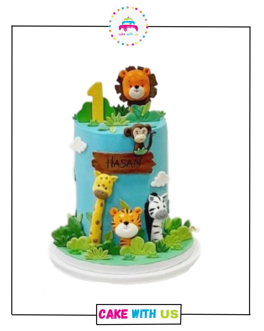 Jungle Adventure Cake For Boys