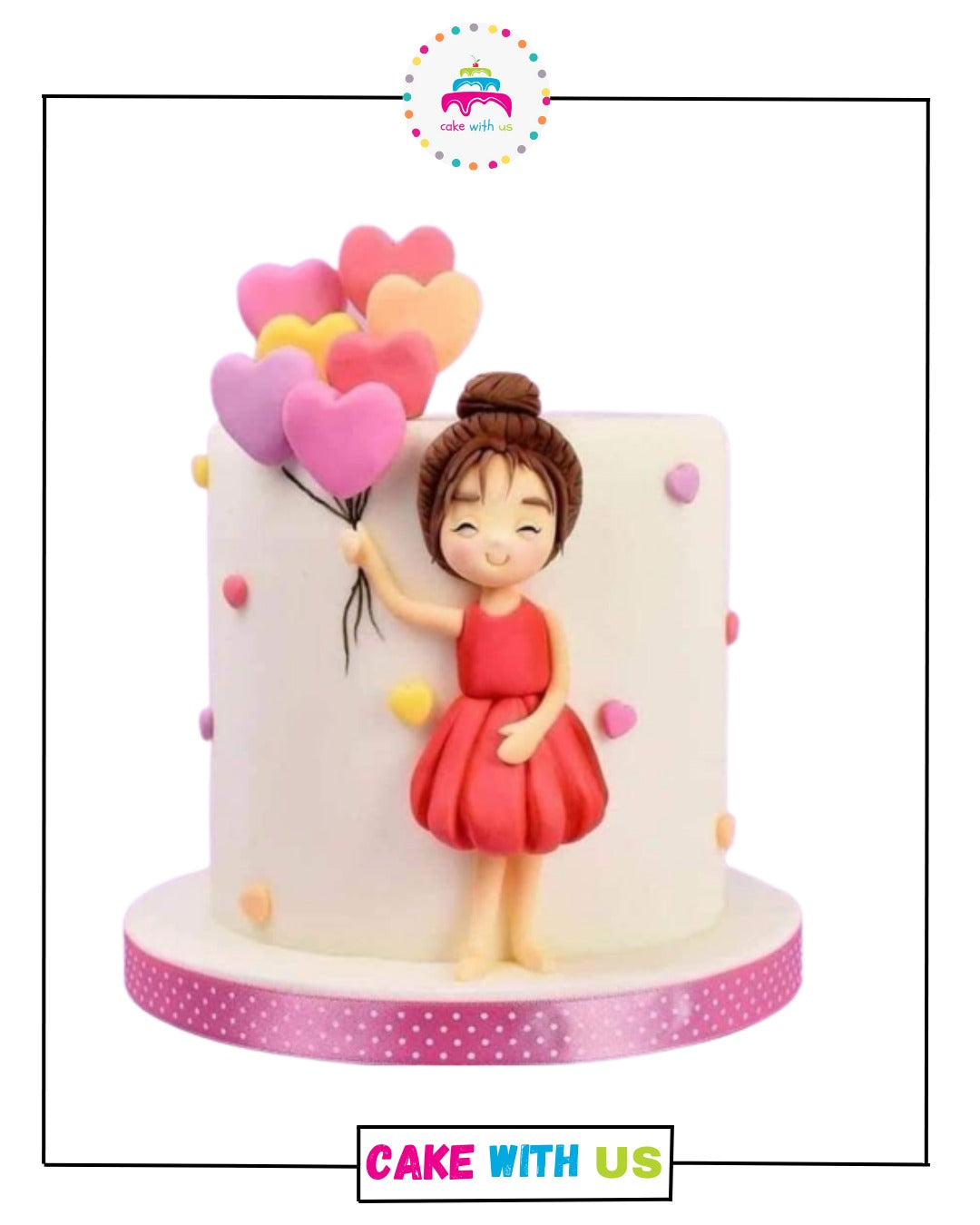 Little Girl Baloon Cake