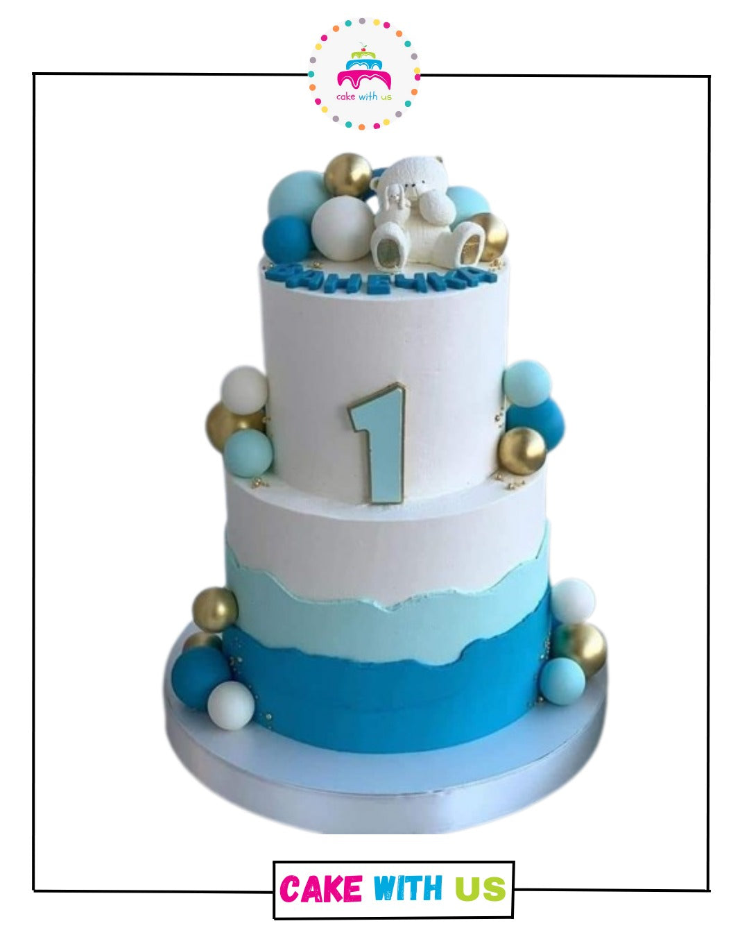 Teddy Cake For Boys