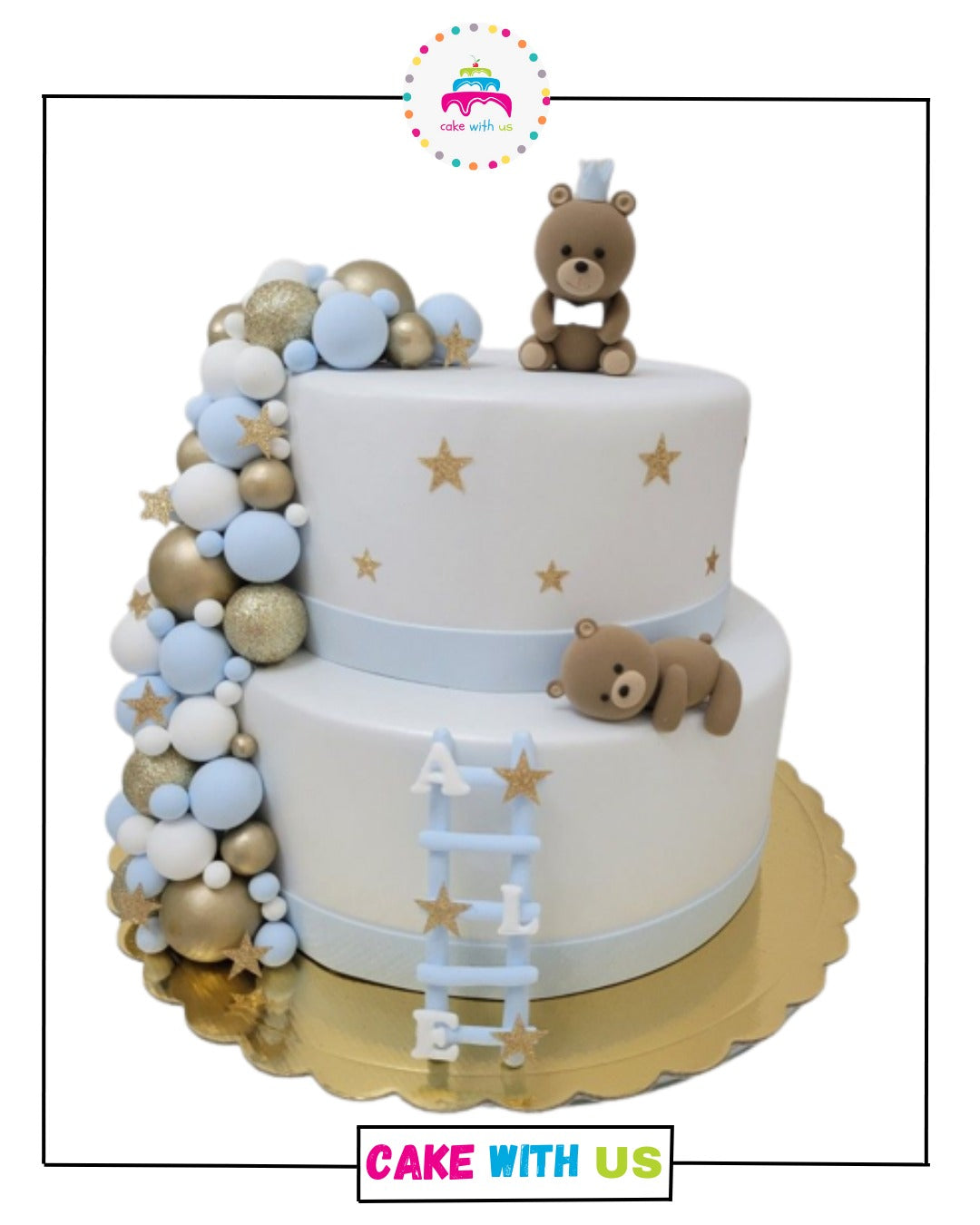 Gender Reveal Cake 8