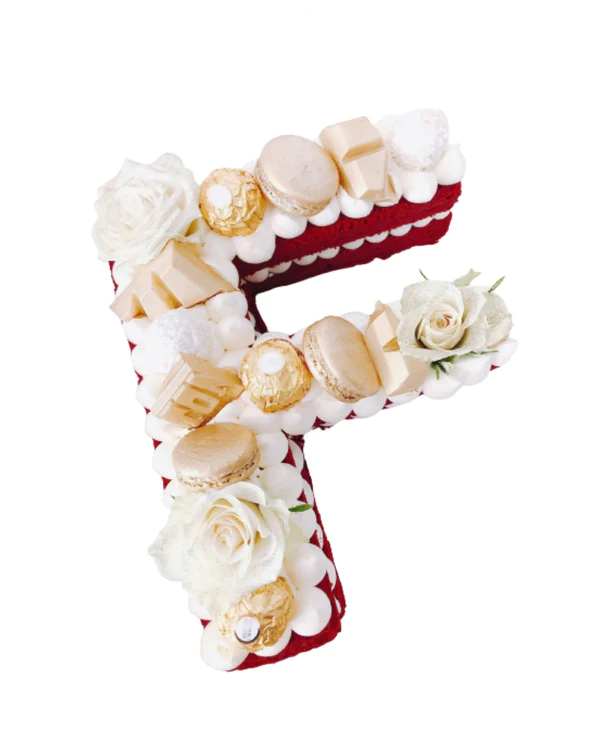 Letter F Cake