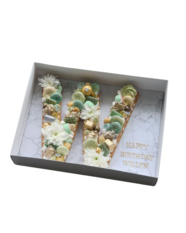 Letter W Cake