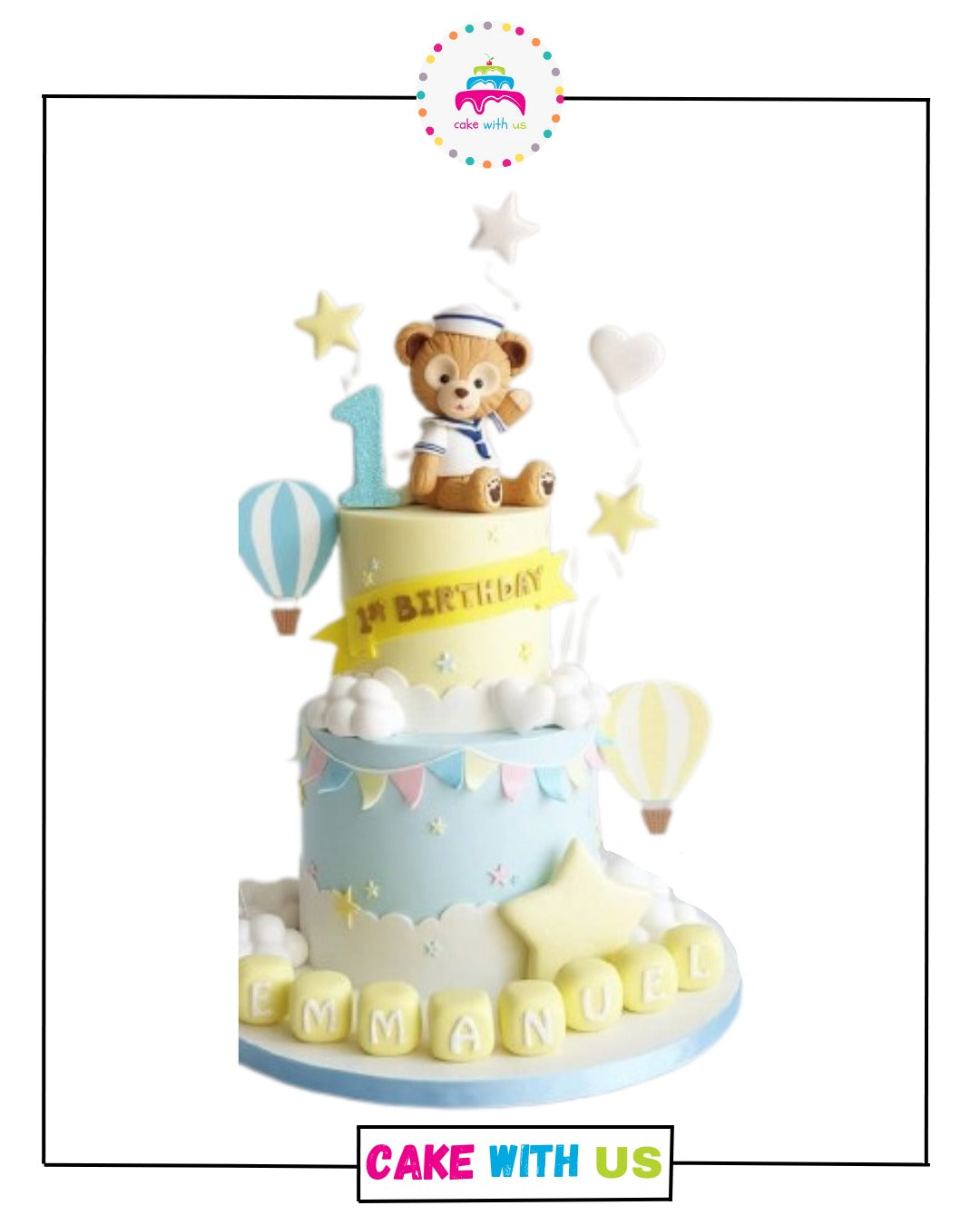 Marine Bear Cake For Kids