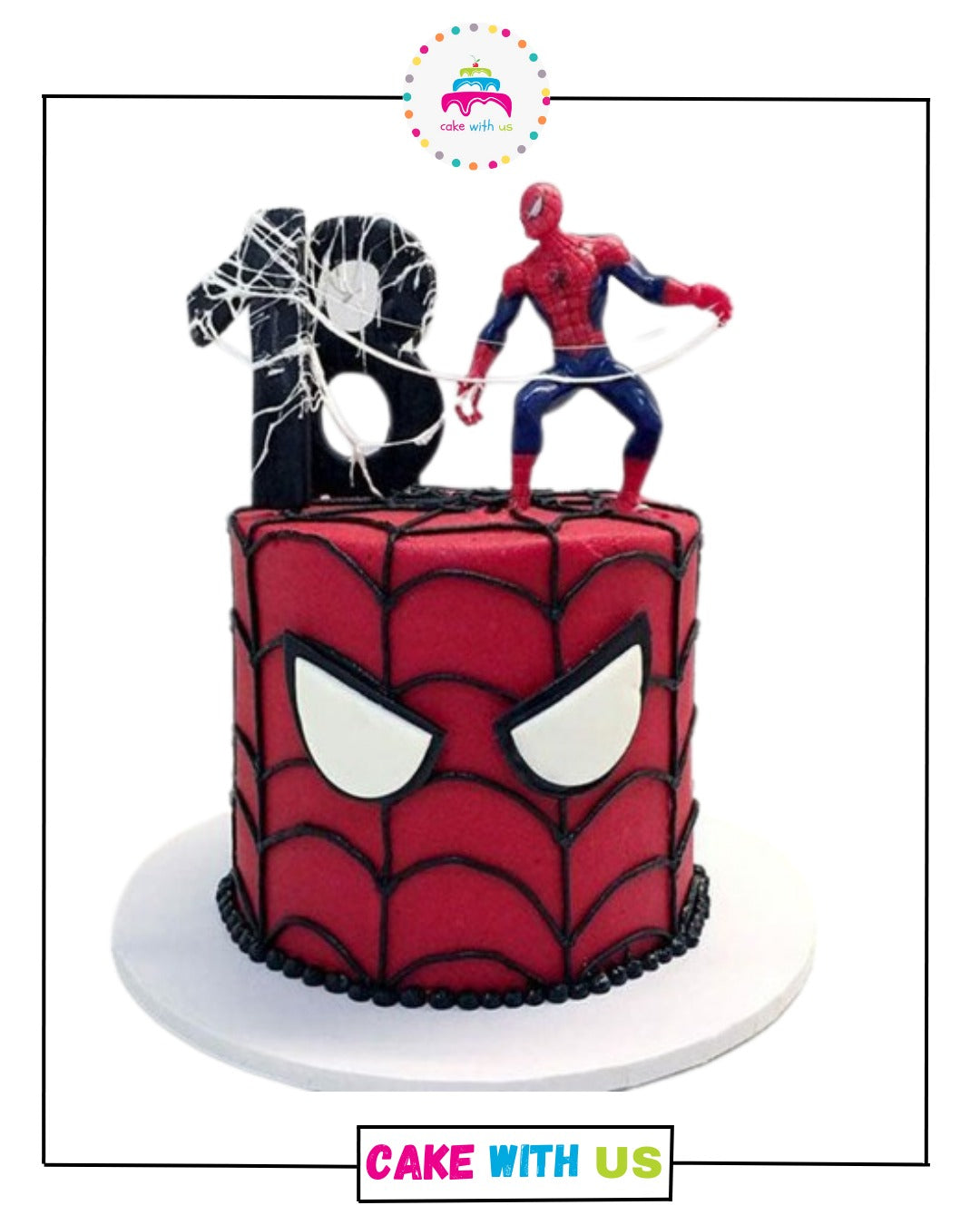 Spiderman Theme Cake