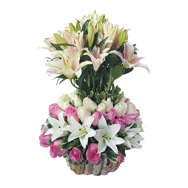 White And Pink Garden