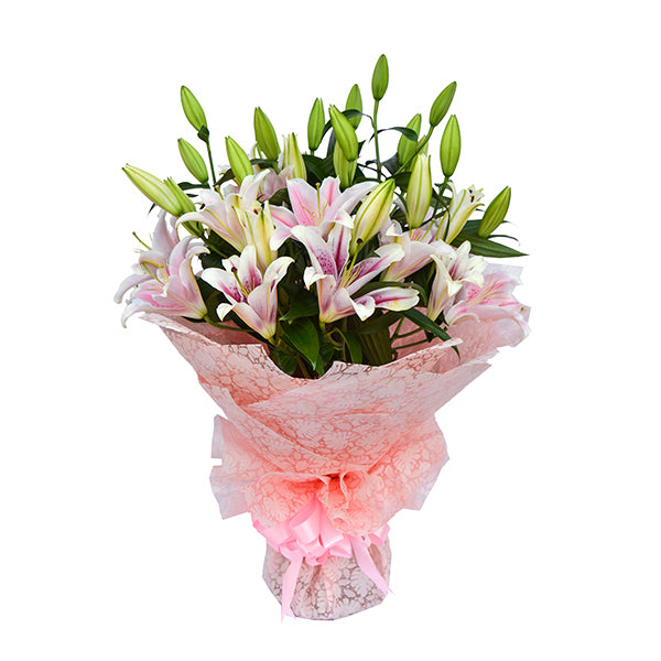 Pink Lily Bouquet