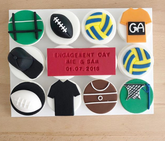 Sports Themed Cupcakes