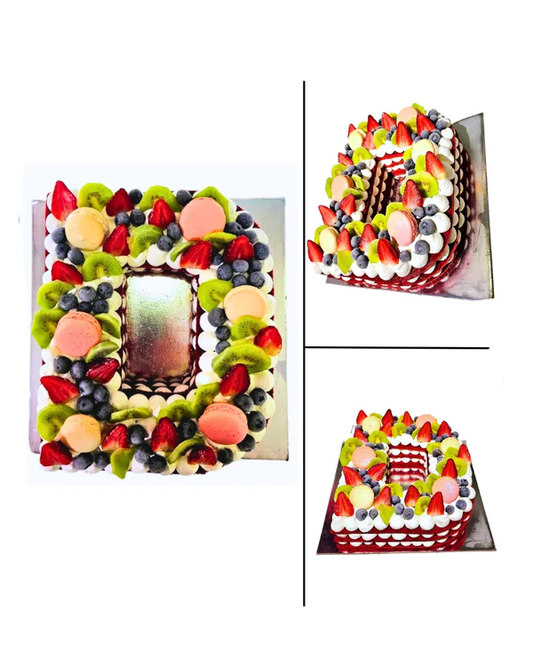 Letter D Cake