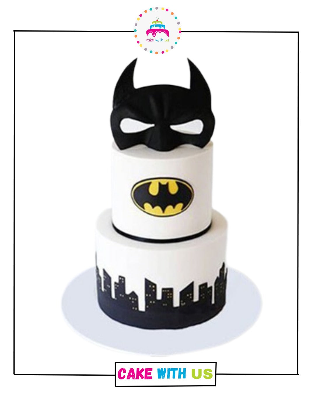 Batman Cowl birthday cake