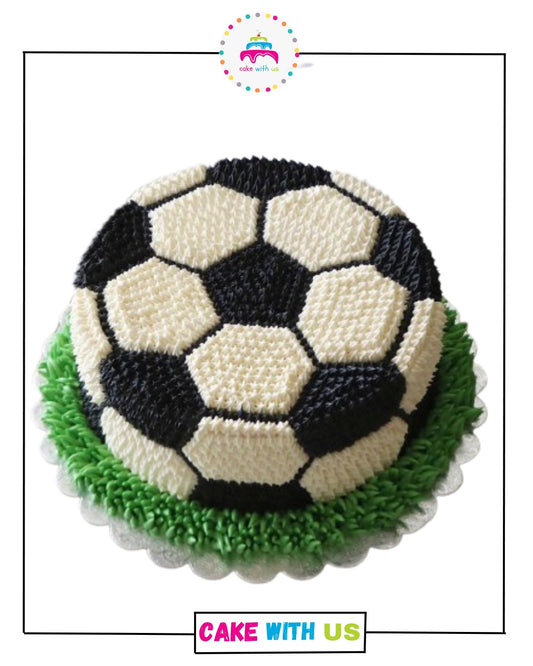 Football Cream Cake For Boys