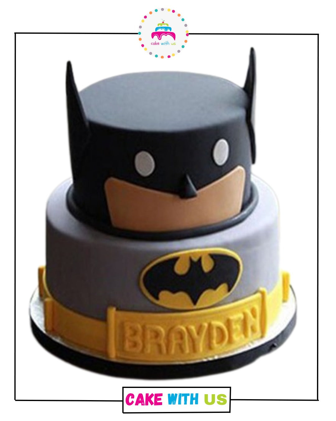 Funny Black Batman Cake