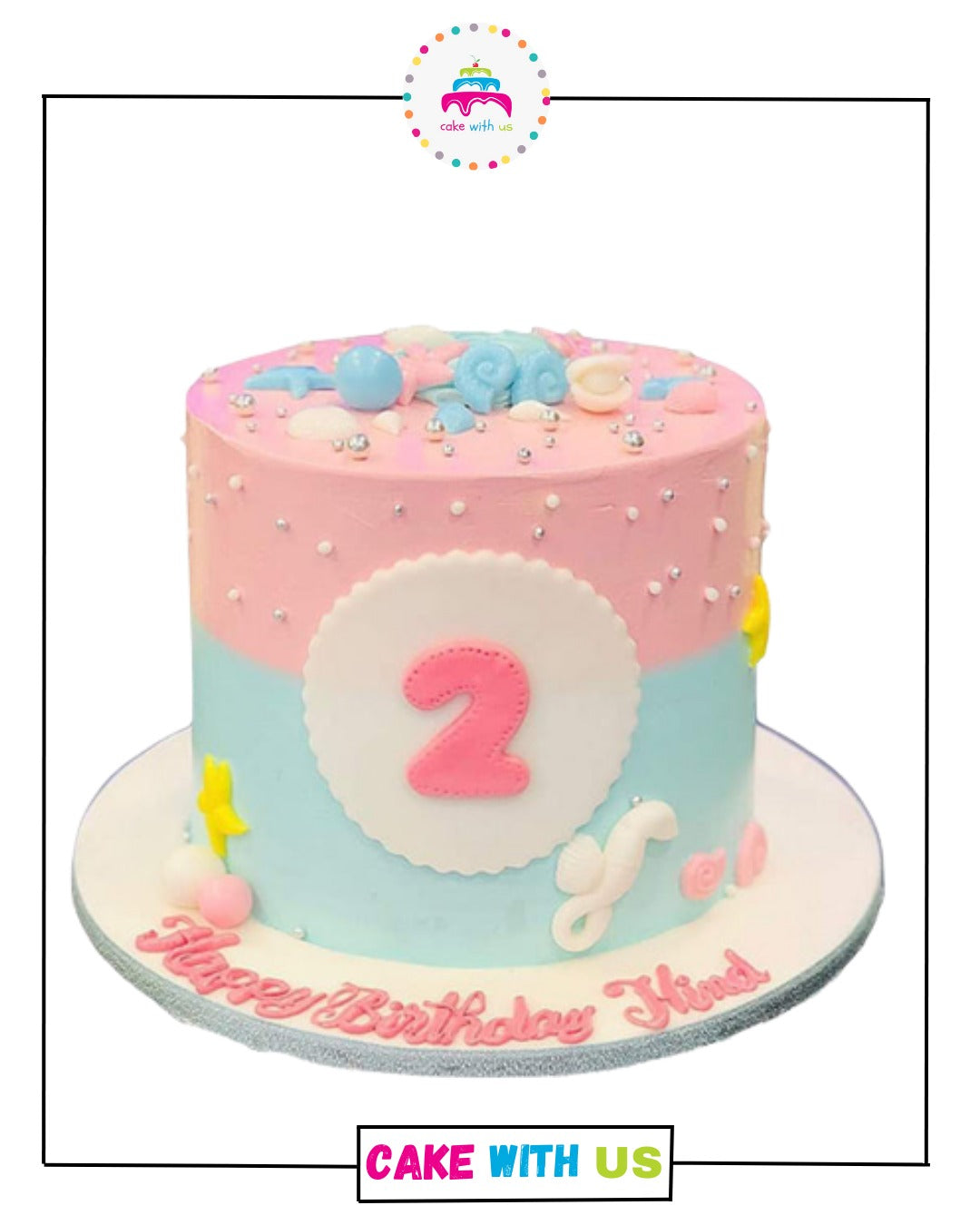 Happy 2 Years Cake