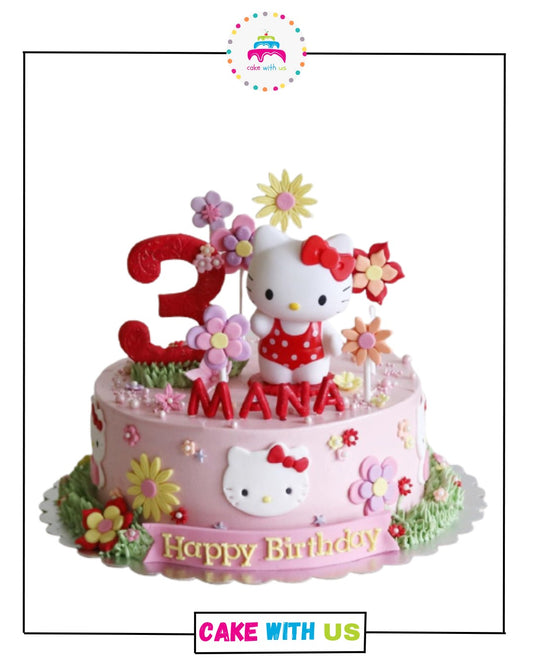 Hello Kitty Adventure Cream Cake