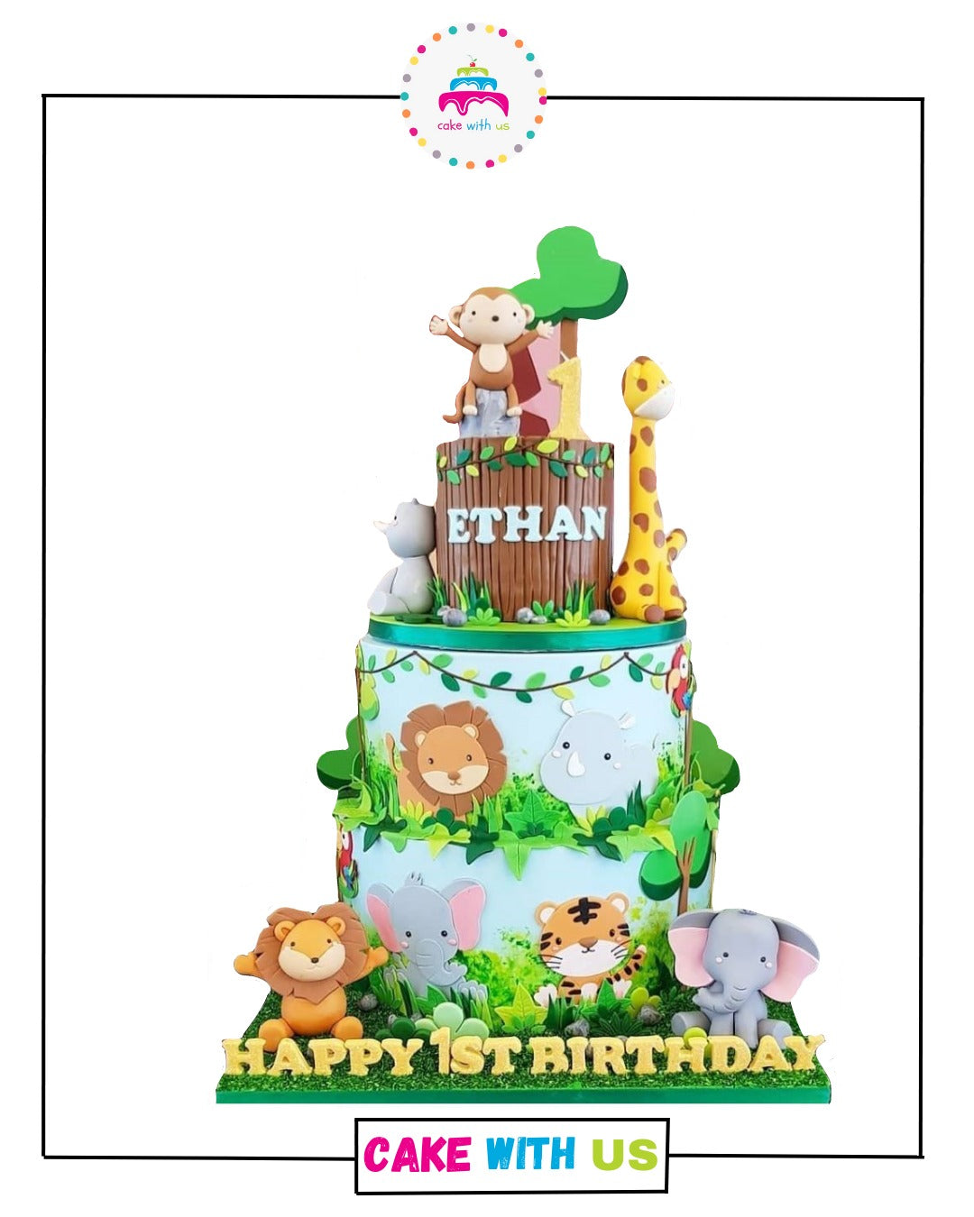 Jungle Safari Adventure Cake 2