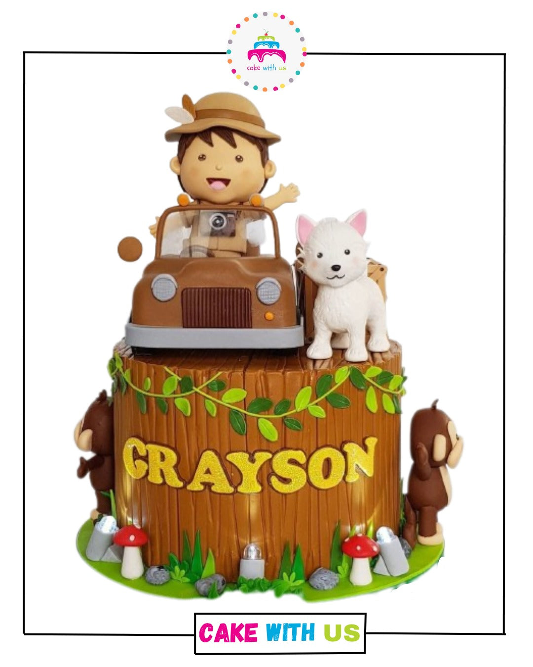 Jungle Safari Adventure Cake