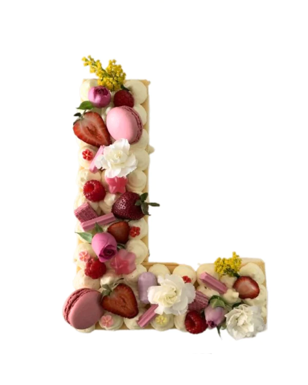 Letter L Cake