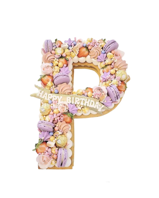 Letter P Cake