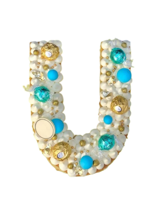 Letter U Cake
