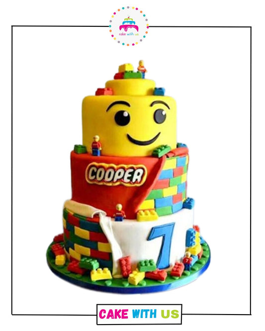 Lego Themed Cake