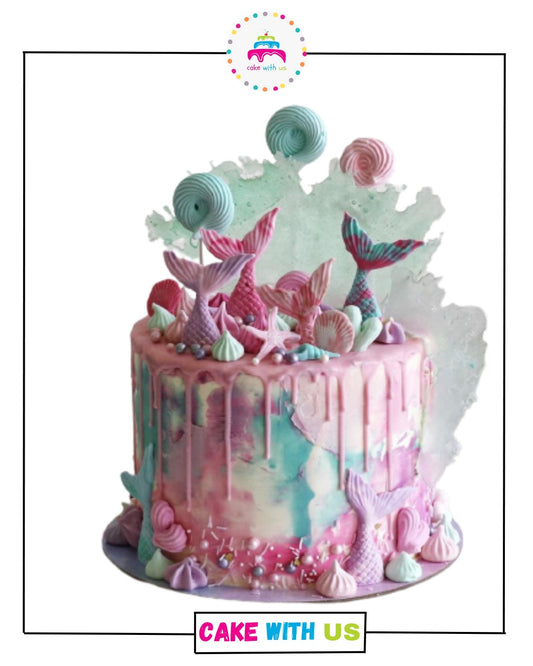 Mermaid Cake For Girls 1