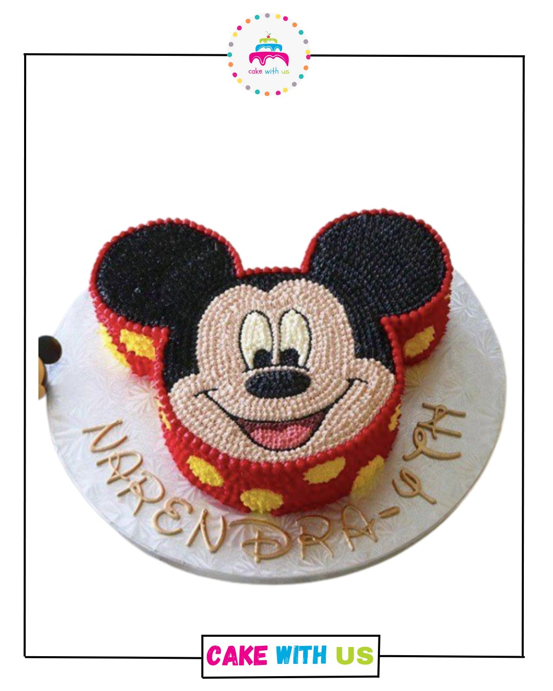 Mickey Mouse Birthday Cake