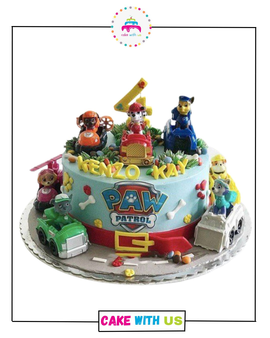 Paw Patrol Birthday Cake For Boys