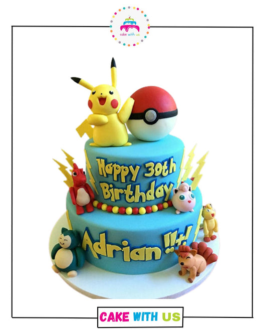 Pikachu Cake