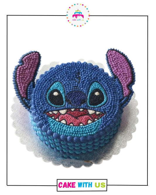 Stitch Cream Cake