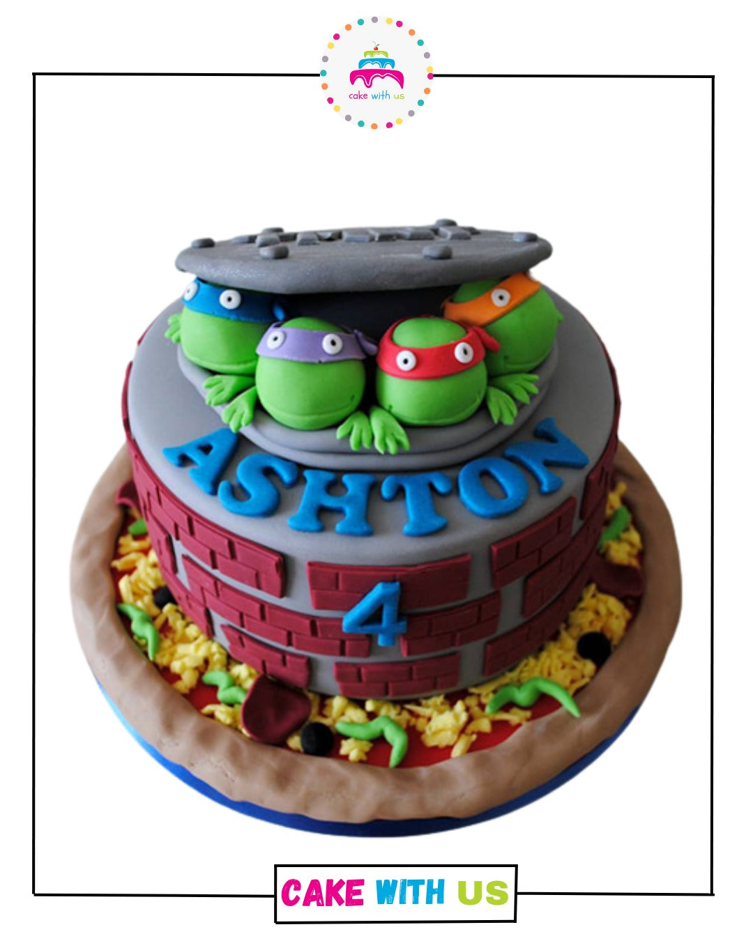 Teenage Ninja Super Turtle Cake