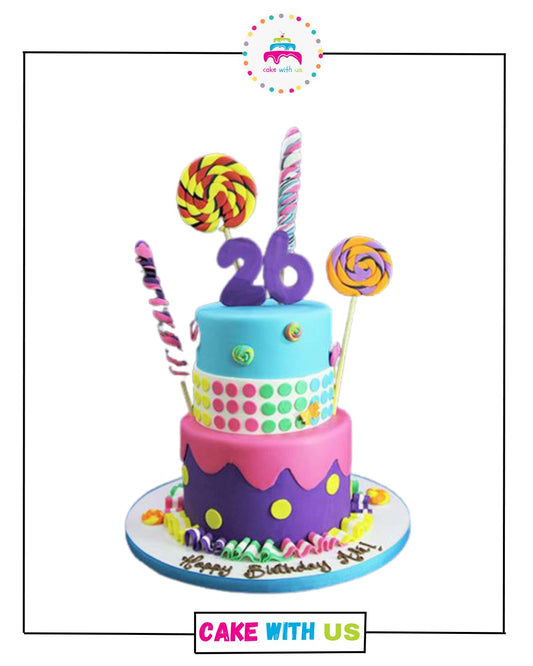 Sweet Candy Cake