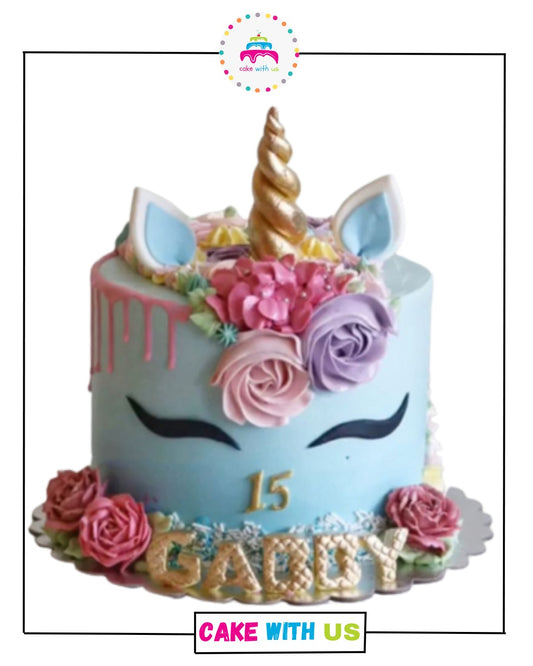 Unicorn Cream Cake