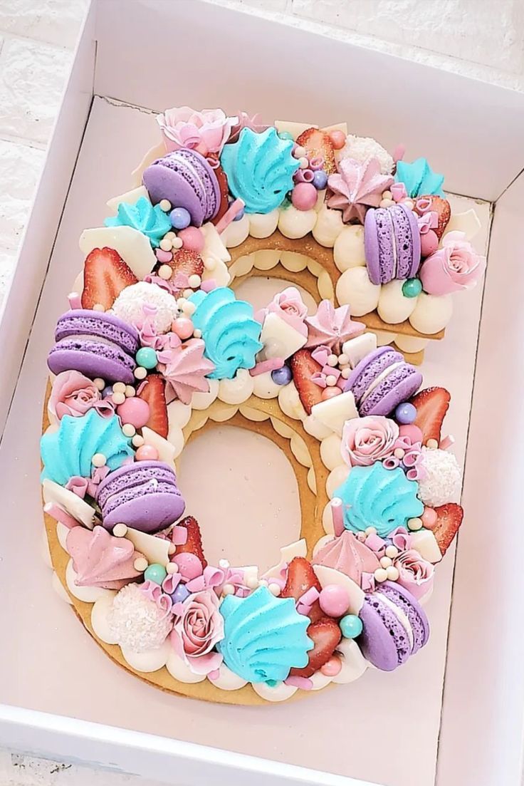 Number 6 Cake