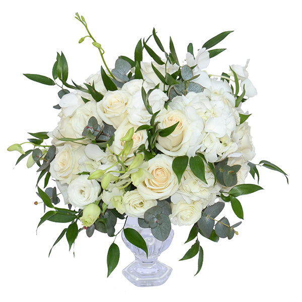 Elegant White Centerpiece